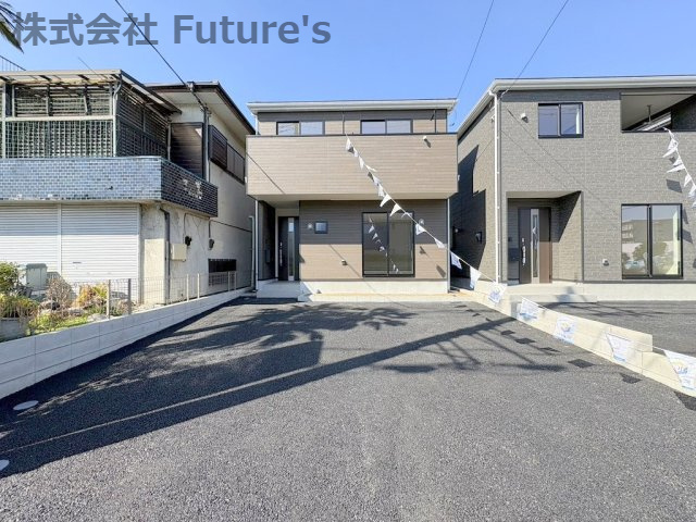 三郷市早稲田6丁目　新築戸建　全4棟　4号棟の外観|◆2026年2月完成の全4棟新築戸建◆カースペース並列2台可能◆