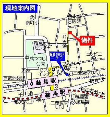 エム・ティ・ファミール練馬の地図|★現地ご案内図です★