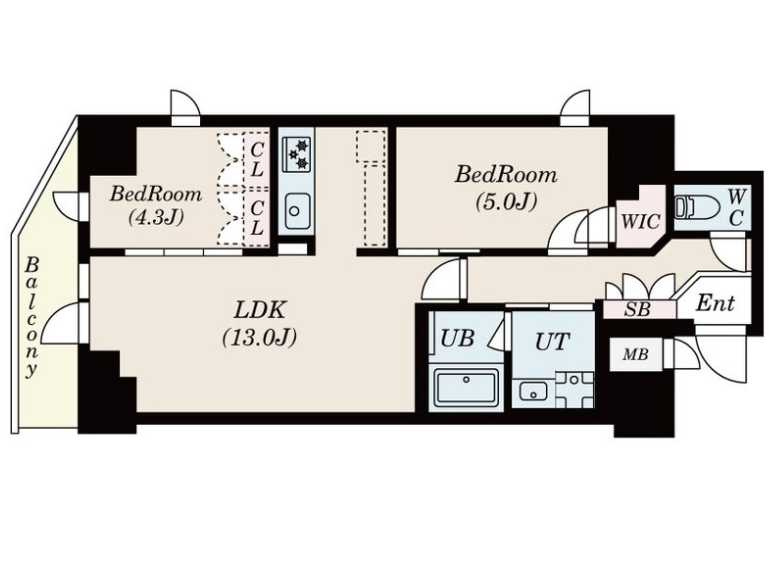 S-RESIDENCE駒沢大学駅前　築浅　礼金０　敷金０　の間取り