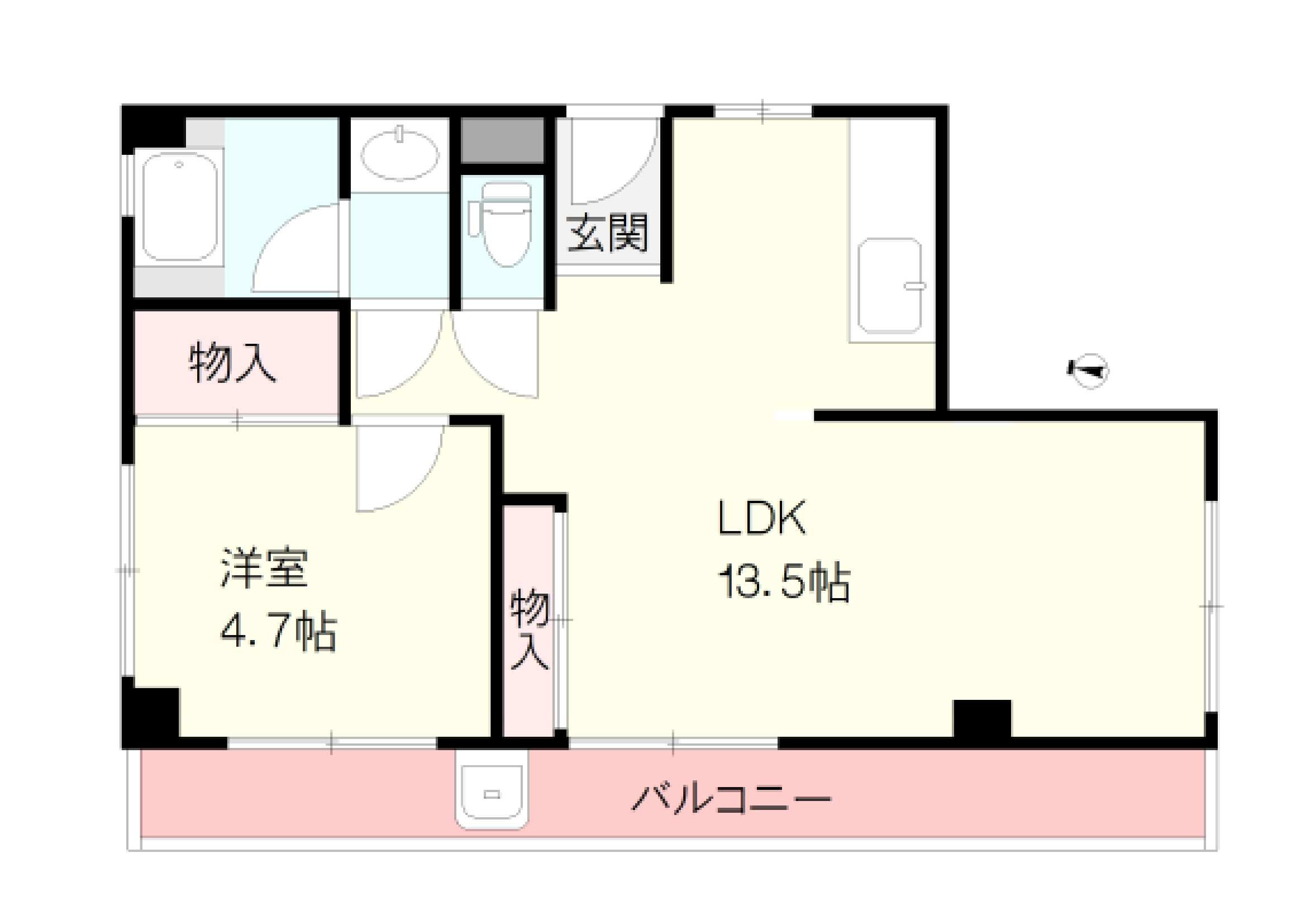 ふじハイツの間取り