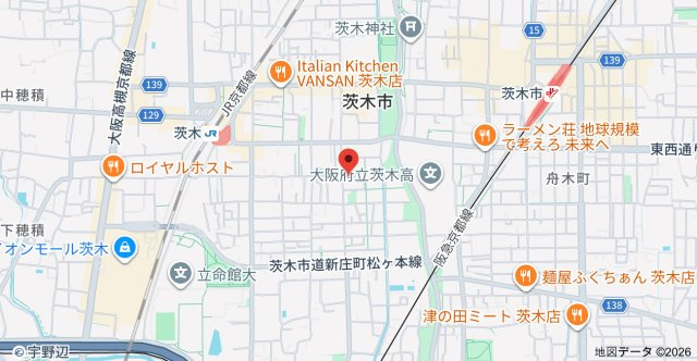 東中条町貸家の地図