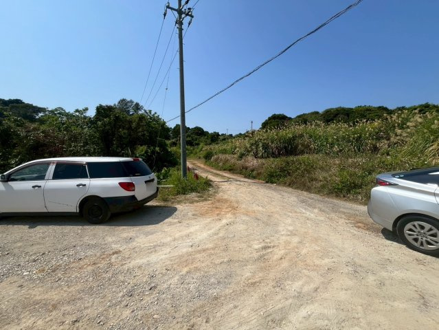 読谷村座喜味　新築共同住宅の前面道路含む現地写真|2026/3/17　現地写真