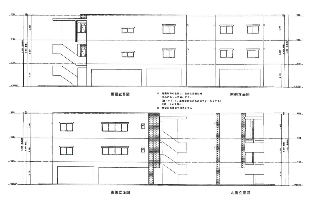 読谷村座喜味　新築共同住宅の参考プラン