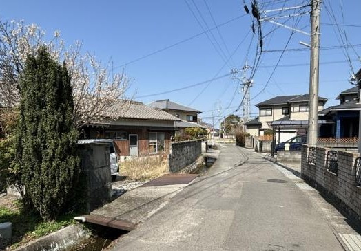 宮原町　売土地①の前面道路含む現地写真
