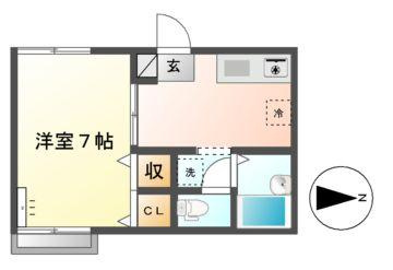 グランドール壱番館の間取り