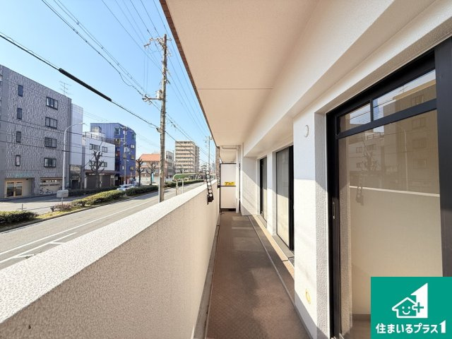クラウンハイム住吉のバルコニー