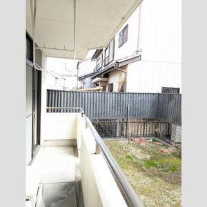 コーポ川上のバルコニー