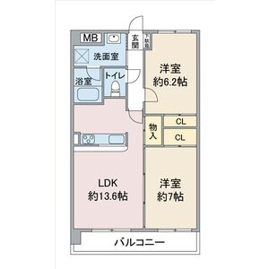 レージュ竜泉の間取り