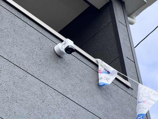 三郷市早稲田６丁目新築戸建【前間小学校：9分】の防犯設備|スマホで確認できる防犯カメラつき♪
