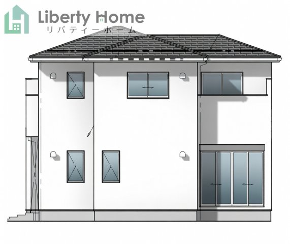 水戸市河和田２期　新築戸建　のキッチン|(1号棟)同仕様・同形状写真