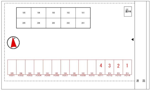 シャイン大塚の駐車場|駐車場