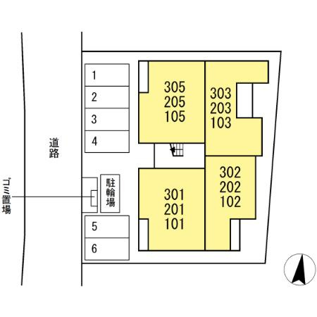 D Paina 子母口Ⅱの区画図