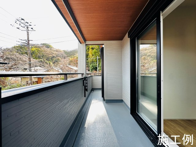 平塚市西八幡3丁目　新築戸建　全1棟1号棟のバルコニー