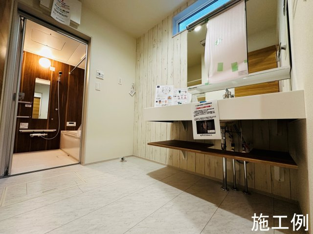 平塚市西八幡3丁目　新築戸建　全1棟1号棟の独立洗面台