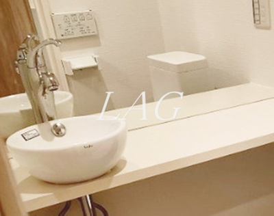 【洗面所】 | アザーレ・バモス登戸Ⅱ | 独立洗面台です。