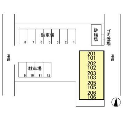 【区画図】 | レスポワールS-深大寺南町5丁目-