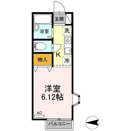 【間取り】 | レスポワールS-深大寺南町5丁目-