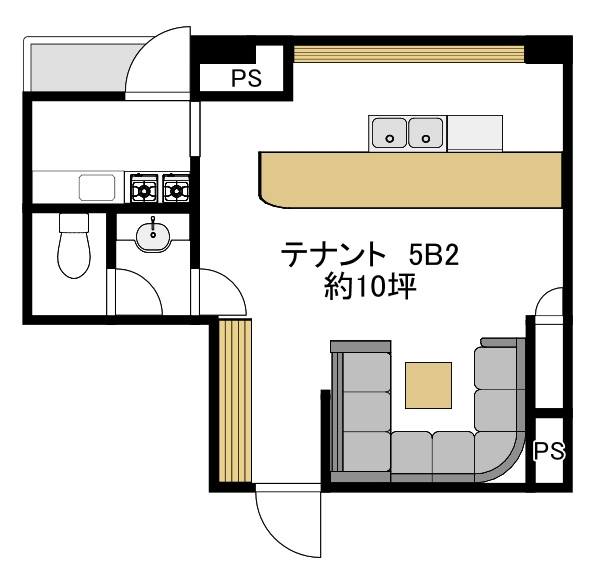 スタシオンビル黒崎の間取り|現況優先
