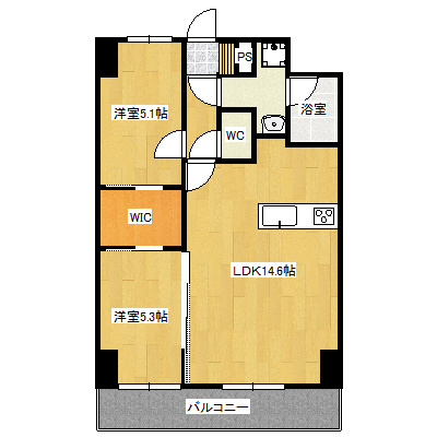 ベラカーササウスの間取り
