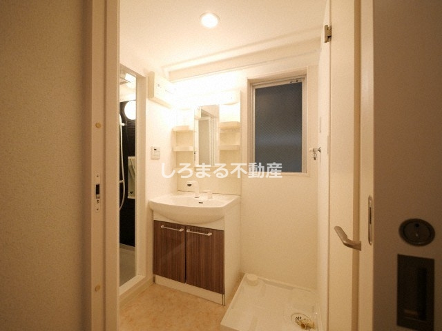 ドュ シンビオス桜川の洗面所