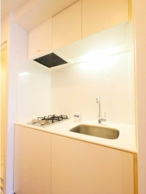 パークフラッツ中目黒　ペット相談　目黒川沿い　トランクルームのキッチン