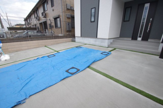 【外観：施工例】 | 【仲介手数料無料！！】八王子市散田町4丁目　新築戸建て（全4棟）A号棟　4850万円 | 駐車場施工例