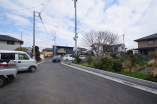 【前面道路含む現地写真】 | 【仲介手数料無料！！】八王子市散田町4丁目　新築戸建て（全4棟）A号棟　4850万円