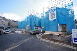 【前面道路含む現地写真】 | 【仲介手数料無料！！】八王子市散田町4丁目　新築戸建て（全4棟）A号棟　4850万円