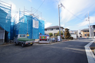 【前面道路含む現地写真】 | 【仲介手数料無料！！】八王子市散田町4丁目　新築戸建て（全4棟）A号棟　4850万円