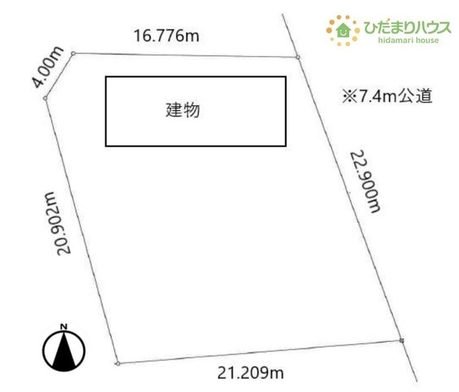 【区画図】 | 筑西市梶内　中古戸建 | 敷地広々136坪！！広ーいお庭で家庭菜園なども実現できちゃいますね(*^^)v