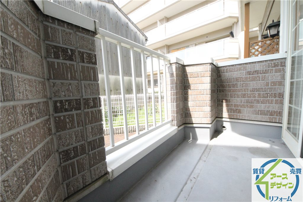 ハイツラフレシールのバルコニー