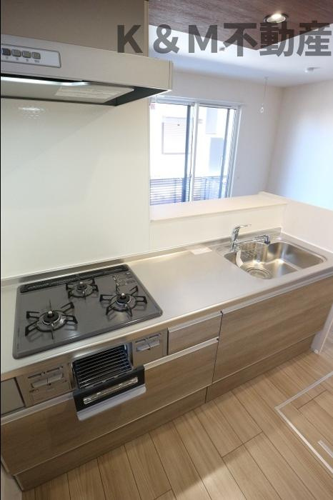 ハイピクチャー　　D棟のキッチン|使いやすいキッチンです