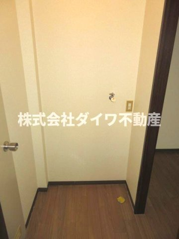 パークハウス竜美の設備|室内洗濯機置場（2023年撮影）