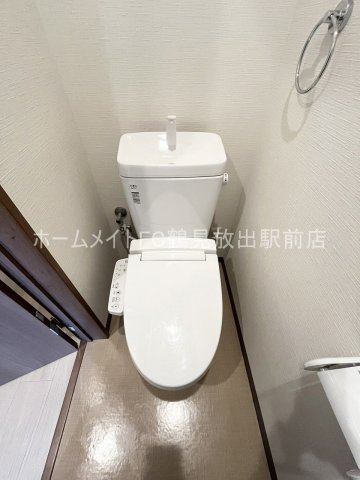 大阪市城東区永田２丁目のアパートのトイレ