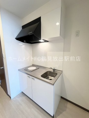 大阪市城東区永田２丁目のアパートのキッチン