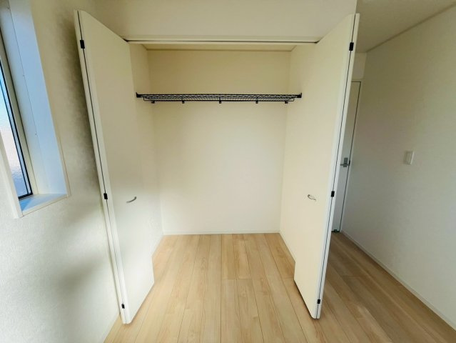 Ⅱ期の収納|〇１号棟　クローゼット〇
上の空間も最大限活かせる収納です♪
2026年2月撮影
