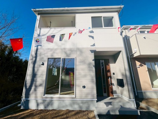 Ⅱ期の外観|〇１号棟　外観〇
広々主寝室8.7帖！
テレワークルーム付きのお家です♪
2026年2月撮影