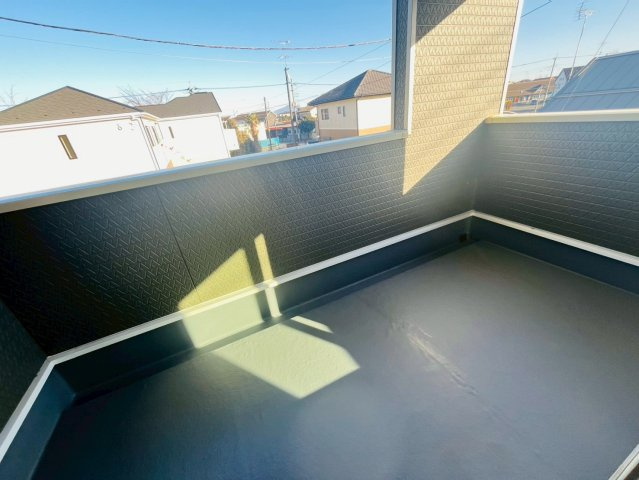 Ⅱ期のバルコニー|〇４号棟　バルコニー〇
広々インナーバルコニー♪お洗濯物を乾かす強い味方になります！
2026年2月撮影