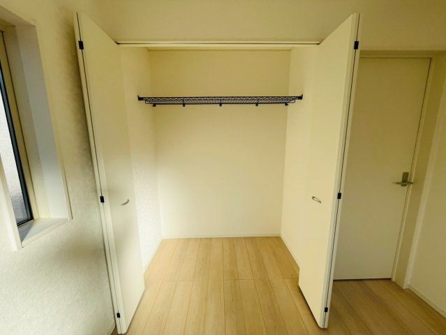 Ⅱ期の収納|〇４号棟　クローゼット〇
上の空間も最大限活かせる収納です♪
2026年2月撮影