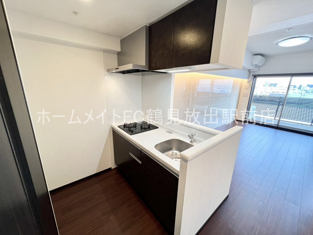 大阪市城東区今福南３丁目の賃貸マンションのキッチン