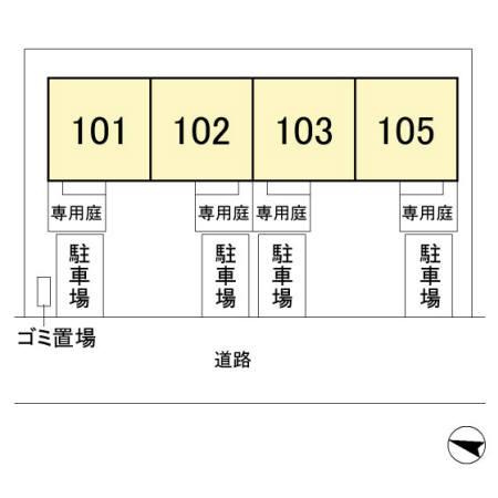 グリーンプラザ　ナツキの区画図