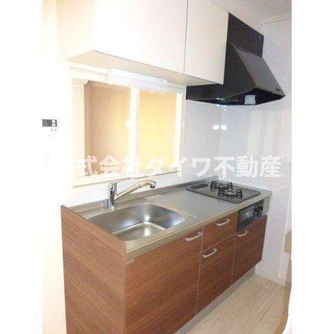 グランデュール柱のキッチン