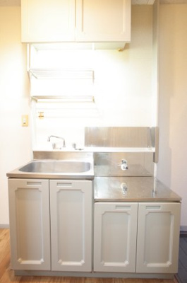 【キッチン】 | グレイスハイランズ | ガスコンロ設置可能☆