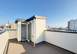 【バルコニー】 | 八尾市本町二丁目　新築戸建