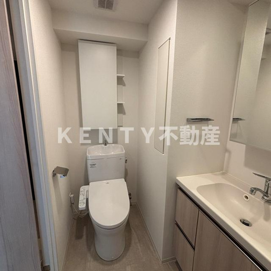 【トイレ】 | パークアクシス品川天王洲アイル | ゆったりとした空間のトイレです