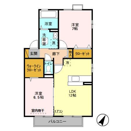 リビングタウン南花島 Ｂの区画図