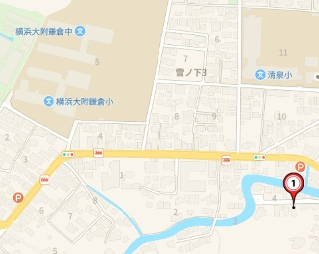 シティハイム　雪ノ下の地図