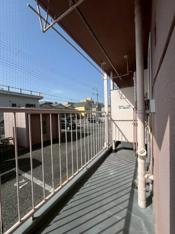 厚生年金住宅　C棟のバルコニー