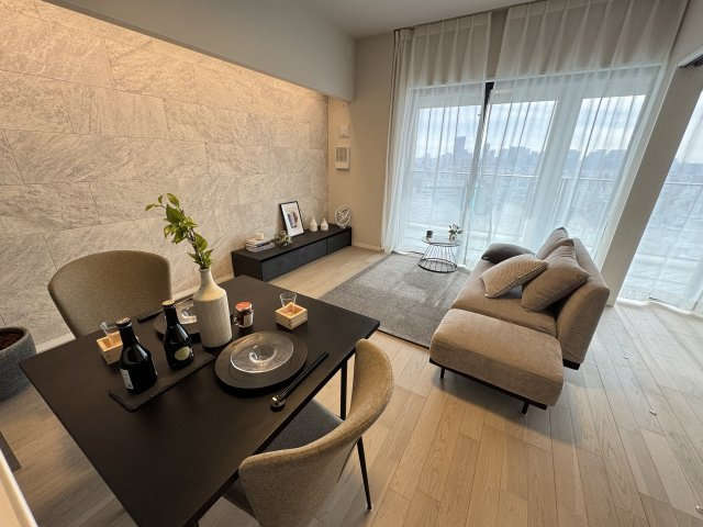 大江戸タワーレジデンス　２５Fの居間・リビング