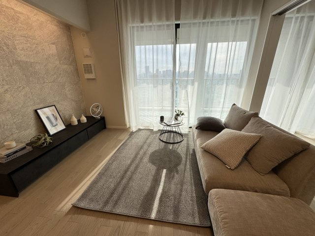 大江戸タワーレジデンス　２５Fの居間・リビング